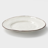 Тарелка  Magistro "Alpine Frost" 23см 23,7х23,1х3,5 цвет белый