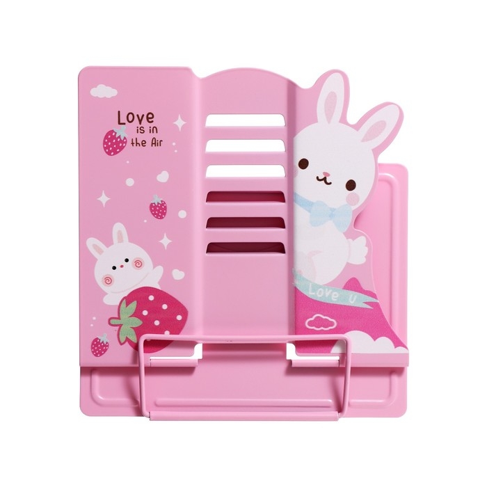 Подставка для книг 21х19х16,5 см, металлическая, МИКС