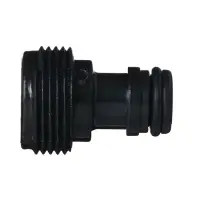 Штуцер, наружная резьба 3/4", быстросъёмное соединение, пластик, Greengo