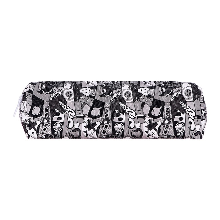 Пенал школьный "Комикс", на молнии, МИКС