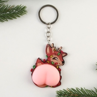 Брелок новогодний, для ключей, мялка «Олень» 5,2 х 12,4 см Брелок новогодний, для ключей, мялка «Олень» 5,2 х 12,4 см