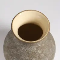 Ваза настольная керамика "Клето" 20х15 см, серый