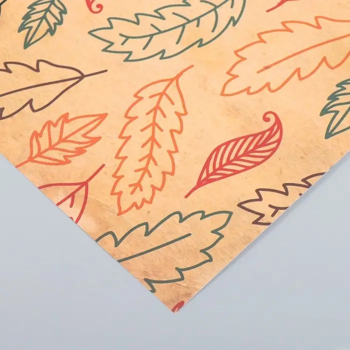 Бумага для скрапбукинга "Листья" плотность 180 гр 30,5х32 см