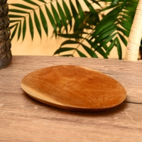 Блюдо 24х18х2 см, тиковое дерево