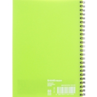 Тетрадь А5 80л кл на гребне ErichKrause Reef, пласт обл, блок оф, лайм