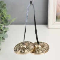 Караталы металл "Тибетские колокольчики. Мантра" d=6,5 см Караталы металл "Тибетские колокольчики. Мантра" d=6,5 см