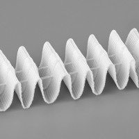 Шторная лента 25мм&times;100&plusmn;1м классическая матовая 2 шнура