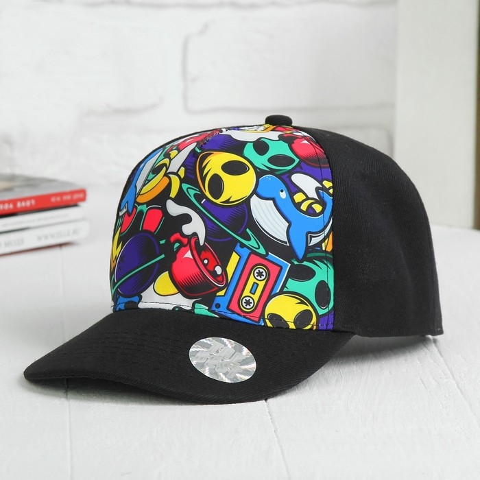 Кепка детская для мальчика &laquo;Марсианин&raquo;, р-р. 52 см