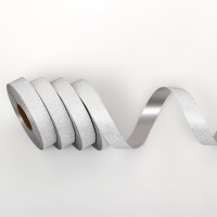 Лента "ТИФФАНИ" для декора и подарков,серебро, 2 см х 50 м Лента "ТИФФАНИ" для декора и подарков,серебро, 2 см х 50 м