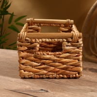 Корзина плетеная 36x21x15 см, водный гиацинт