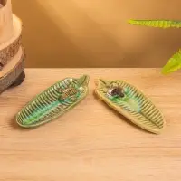 Подставка под благовония "Черепашонок на листе" керамика, цв. МИКС, 15х6х2 см