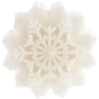 Свеча Snowflame 1, белая, 8 см