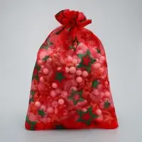 Мешочек подарочный органза &laquo;Звезда&raquo;, 16 х 24 см +/- 1.5 см