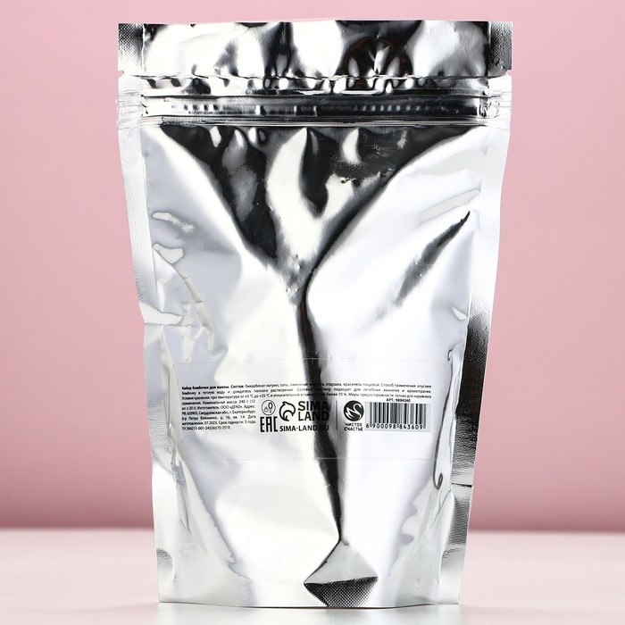 Набор бомбочки для ванны ЧИСТОЕ СЧАСТЬЕ &laquo;С Новым Годом&raquo;, 12х20 г, Новый Год