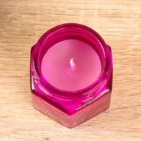 Свеча вотивная в стеклянной баночке, 100 г, ягодный микс