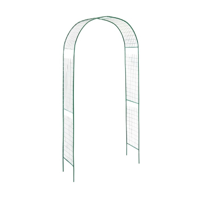 Арка садовая, разборная, 230 &times; 125 &times; 50 см, металл, зелёная, &laquo;Сетка&raquo;, Greengo