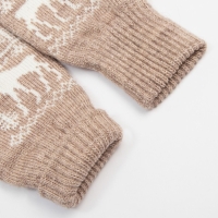 Варежки женские, цвет бежевый, размер 18 Варежки женские, цвет бежевый, размер 18