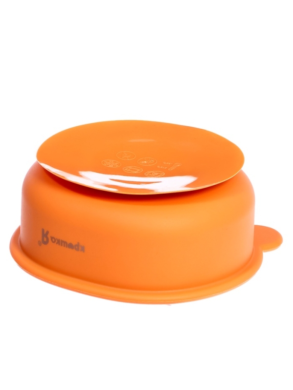 Крошка Я, набор для кормления "Мишка" SL-07251B 2 предмета, коричневый