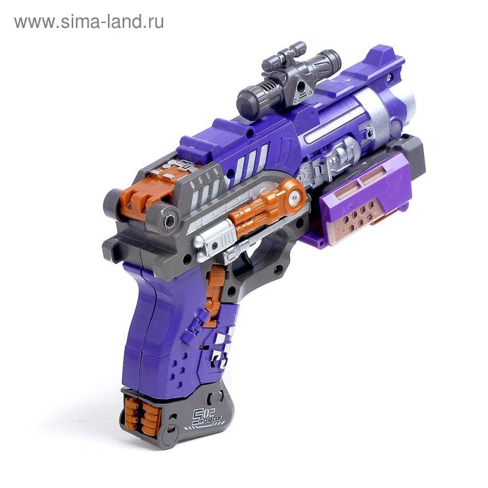 Бластер «Титан», трансформируется, стреляет мягкими пулями, цвет фиолетовый Бластер «Титан», трансформируется, стреляет мягкими пулями, цвет фиолетовый