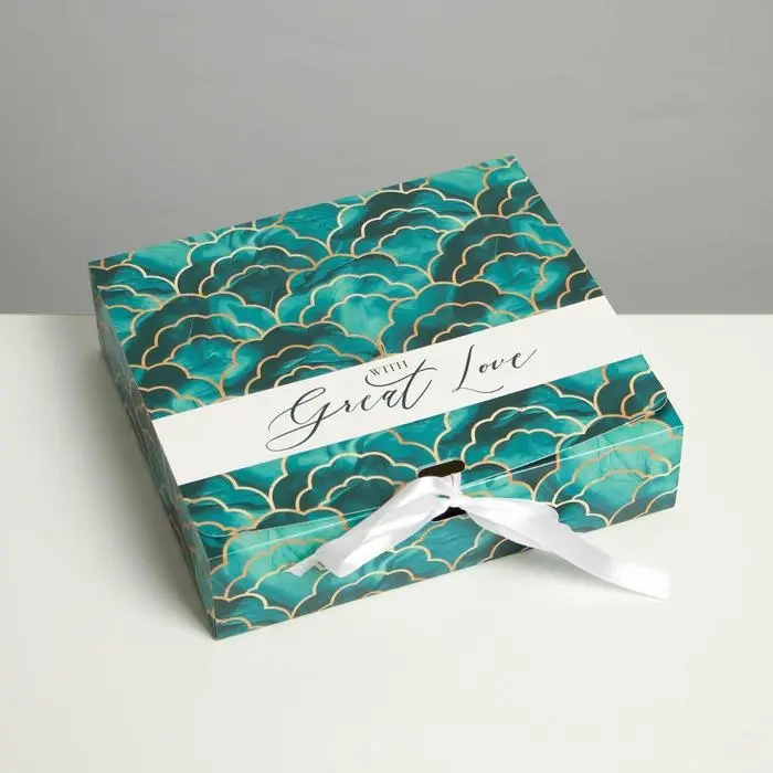 Коробка подарочная складная, упаковка, &laquo;Текстура&raquo;, 20 х 18 х 5 см