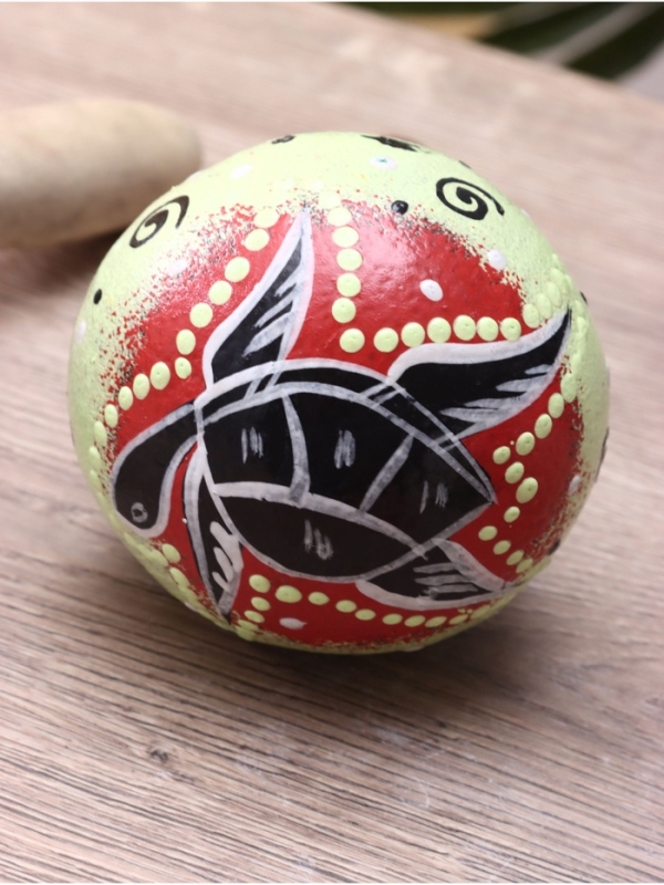 Сувенирный музыкальный инструмент Сувенирный музыкальный инструмент "Маракас" махагон, кокос 20х11х11 см МИКС