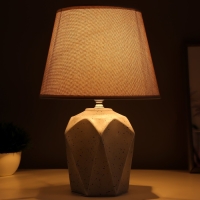 Настольная лампа "Аурика" Е14 40Вт серый 22х22х34см Настольная лампа "Аурика" Е14 40Вт серый 22х22х34см