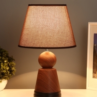 Лампа настольная "Мудрость" 1х40Вт Е27 коричневый 25х25х39,5см МОДЕЛЬ: