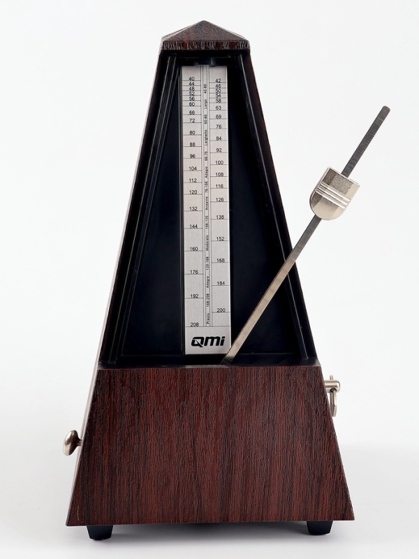 Метроном механический Music Life коричневый, 40-408 ударов в минуту, 21 х 11,5 х 11,5 см