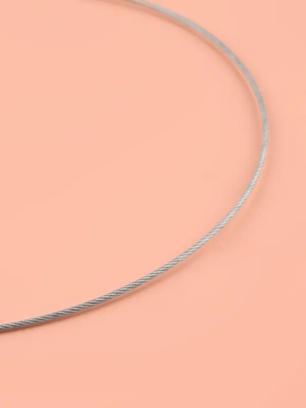 Спицы круговые, для вязания, с металлическим тросом, d=2 мм, 14/100 см