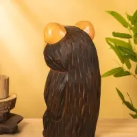 Сувенир "Мишка" дерево 16х14х30 см