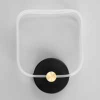 Бра "Кворум" LED 8Вт 3000-6000К черный 25х20х6см Бра "Кворум" LED 8Вт 3000-6000К черный 25х20х6см