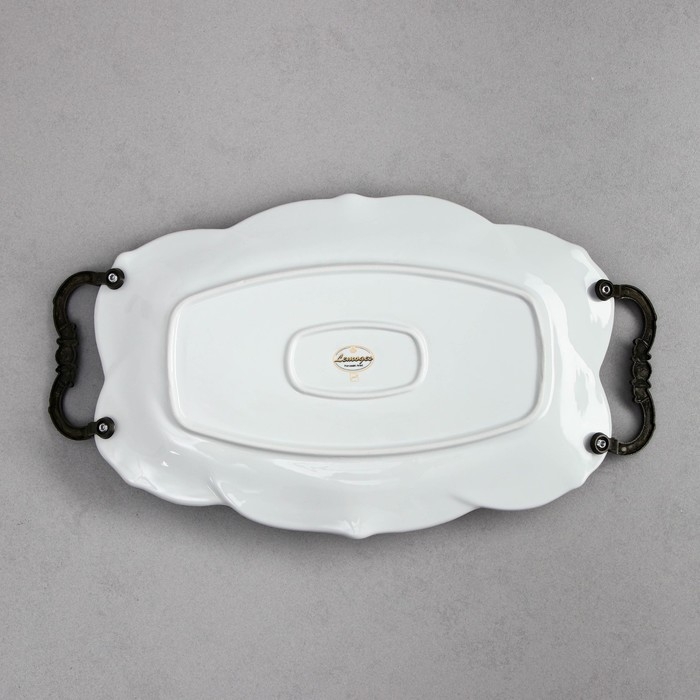 Блюдо &laquo;Розы&raquo;, малое, фарфор, Иран