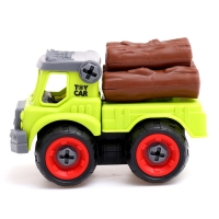 Конструктор винтовой «Фермерский транспорт», набор 2 штуки, с отвёрткой, 55 деталей Конструктор винтовой «Фермерский транспорт», набор 2 штуки, с отвёрткой, 55 деталей