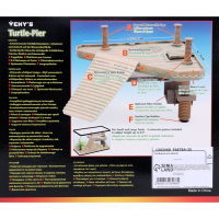 Платформа для черепах на регулируемых опорах с плавающим мостиком Платформа для черепах на регулируемых опорах с плавающим мостиком