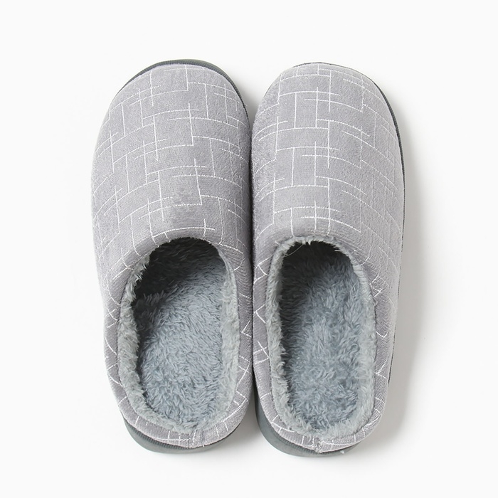 Тапочки мужские #004 р.44-45, серый