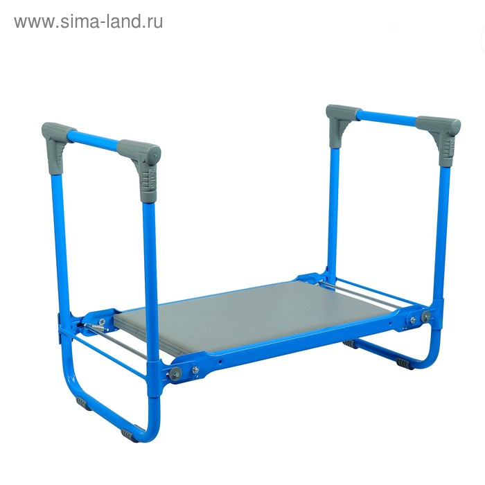 Скамейка-перевёртыш садовая Nika, складная, 56х30х42.5 см, голубая, нагрузка до 100кг Скамейка-перевёртыш садовая Nika, складная, 56х30х42.5 см, голубая, нагрузка до 100кг