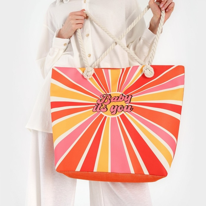 Сумка женская пляжная Nazamok Сумка женская пляжная Nazamok "Baby it`s you", 47*37*13,5 см