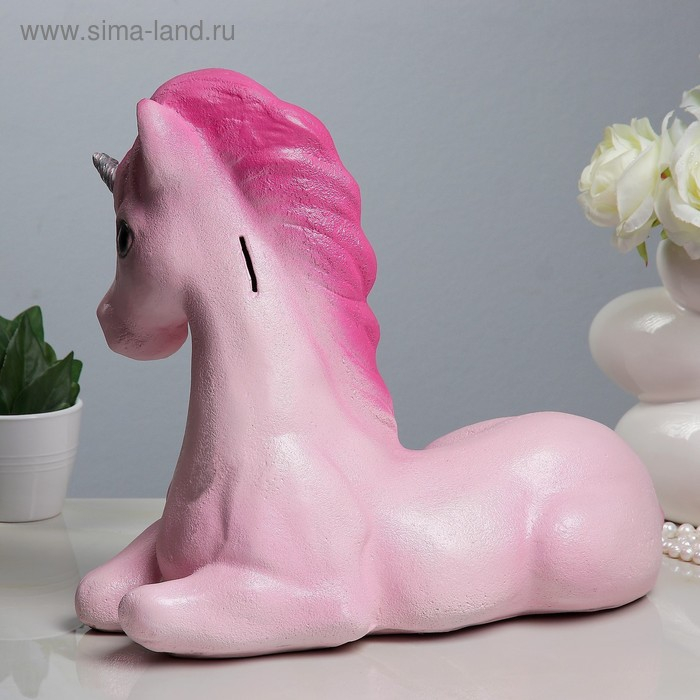 Копилка Копилка "Единорог" розовый, 23х41х34см