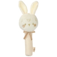 Игрушка - пищалка &laquo;Новогодний зайка&raquo;, цвет бежевый
