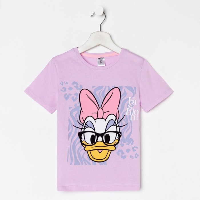 Футболка детская "Daisy" Disney, рост 110-116, лиловый