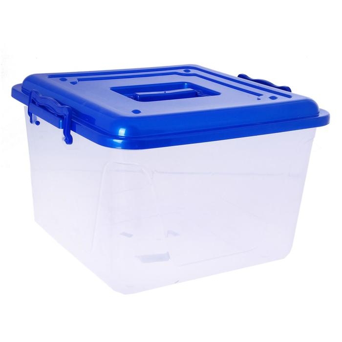 Контейнер для хранения с крышкой &laquo;Комфорт&raquo;, 15 л, 32&times;34&times;22,5 см, цвет МИКС