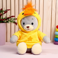 Мягкая игрушка &laquo;Медвежонок Лаппи &mdash; утёнок&raquo;, 22 см