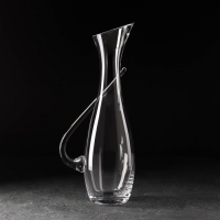 Декантер стеклянный с ручкой &laquo;Грюнер&raquo;, 1,3 л, 15,5&times;11&times;37 см