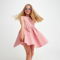 Платье детское с карманами KAFTAN, р. 32 (110-116), пудра Платье детское с карманами KAFTAN, р. 32 (110-116), пудра