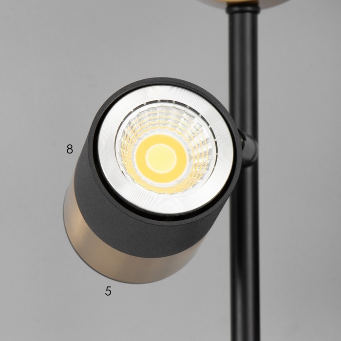 Бра "Антрес" LED 46Вт 3000-6000К черно-золотой 19х18х40 см