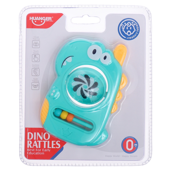 Развивающая игрушка для малышей &laquo;Дино&raquo;, с прорезывателем для зубов, МИКС