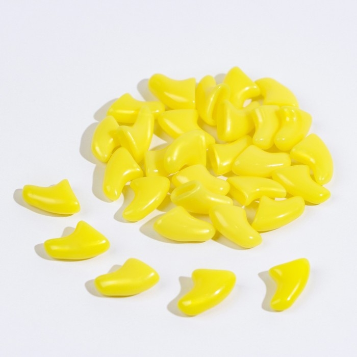 Когти накладные "Антицарапки", размер М, жёлтые