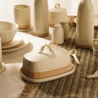 Маслёнка керамическая SL Home &laquo;Виенто&raquo;, 18,5&times;13&times;10,5 см, цвет бежевый