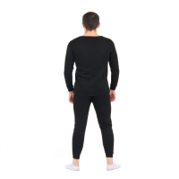 Термобелье мужское, размер XL, 50-52, на рост 176-180 см, цвет черный