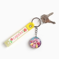Брелок для ключей детский аниме &laquo;Девочка-кошка&raquo;, 3.5 х 14 см